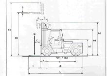 Челни вилични мотокари, дизелови Steinbock B 1406