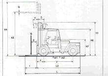 Челни вилични мотокари, дизелови Steinbock B 1409