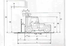 Челни вилични мотокари, дизелови Steinbock B 1612