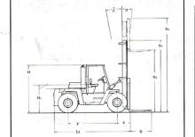 Челни вилични мотокари, дизелови Clark C 500 70 D