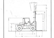Челни вилични мотокари, дизелови Clark C 500-ys-225 D