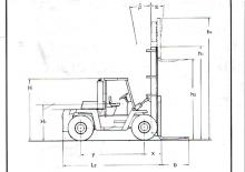 Челни вилични мотокари, дизелови Clark C 500-ys-225 D