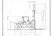 Челни вилични мотокари, дизелови Clark C 500-ys-250 D