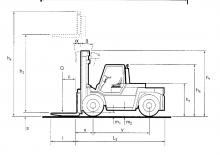 Челни вилични мотокари, дизелови Steinbock C 90