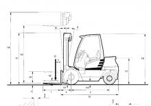 Челни вилични мотокари, дизелови Steinbock CD 25 C
