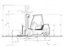 Челни вилични мотокари, дизелови Steinbock CD 40 C