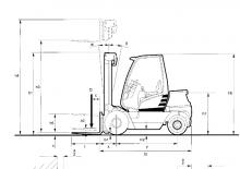 Челни вилични мотокари, дизелови Steinbock CD 50 C