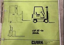 Челни вилични мотокари, дизелови Clark CDP 35