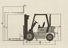 Челни вилични мотокари, дизелови Doosan D 25 S 3