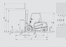 Челни вилични мотокари, дизелови Desta D 30