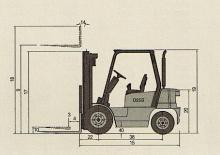Челни вилични мотокари, дизелови Doosan D 30 S 3