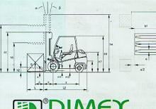 Челни вилични мотокари, дизелови Dimex D 40 Allegro