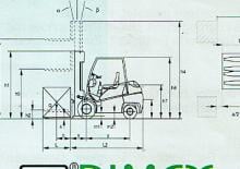 Челни вилични мотокари, дизелови Dimex D 50 Allegro