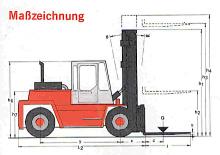 Челни вилични мотокари, дизелови Kalmar DC 16-900