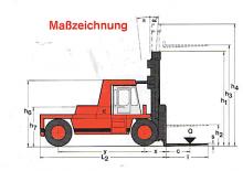 Челни вилични мотокари, дизелови Kalmar DC 23,6-1200 N