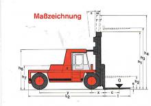 Челни вилични мотокари, дизелови Kalmar DC 23,6-1200 N