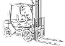 Челни вилични мотокари, дизелови Kalmar DC 5,5-600