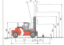 Челни вилични мотокари, дизелови Kalmar DCD100-12XL