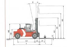 Челни вилични мотокари, дизелови Kalmar DCD120-6