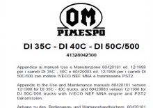 Челни вилични мотокари, дизелови OM-Pimespo DI 40 C