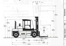 Челни вилични мотокари, дизелови Clark DPL 70