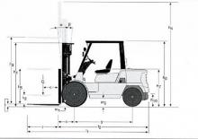 Челни вилични мотокари, дизелови Nissan F 04 D 40 HQ