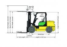 Челни вилични мотокари, дизелови Komatsu FD 40 T 8
