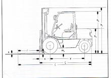 Челни вилични мотокари, дизелови Komatsu FD 50 Z-1 E