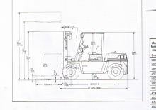 Челни вилични мотокари, дизелови Komatsu FD 60-6