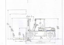 Челни вилични мотокари, дизелови Komatsu FD 70-6