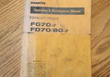 Челни вилични мотокари, дизелови Komatsu FD 80-7