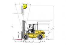 Челни вилични мотокари, дизелови Hyster H 14.00 XM - 6