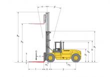Челни вилични мотокари, дизелови Hyster H 15.00 XM - 12
