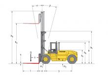 Челни вилични мотокари, дизелови Hyster H 16.00 XM - 12 EC