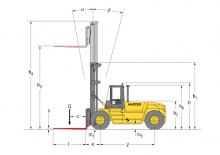 Челни вилични мотокари, дизелови Hyster H 16.00 XM - 12