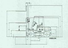 Челни вилични мотокари, дизелови Hyster H 2.50 XMX