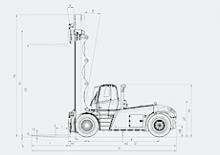 Челни вилични мотокари, дизелови Linde H 250/1200 D
