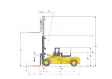 Челни вилични мотокари, дизелови Hyster H 48.00 E