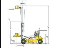 Челни вилични мотокари, дизелови Hyster H44.00XM 16CH