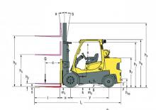 Челни вилични мотокари, дизелови Hyster S7.0FT