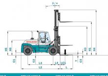 Челни вилични мотокари, дизелови Konecranes SMV 13,6-600 B