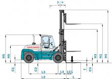 Челни вилични мотокари, дизелови Konecranes SMV 16-900 B