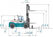 Челни вилични мотокари, дизелови Konecranes SMV 20-1200 B