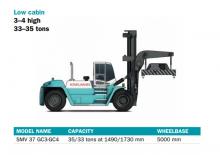 Челни вилични мотокари, дизелови Konecranes 37 GC 3