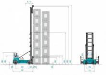 Челни вилични мотокари, дизелови Konecranes SMV 45 GC 4 S