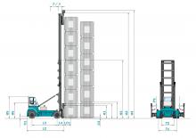 Челни вилични мотокари, дизелови Konecranes SMV 52 G 3