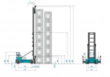 Челни вилични мотокари, дизелови Konecranes SMV 52 G 4