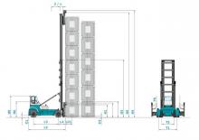 Челни вилични мотокари, дизелови Konecranes SMV 7/8 ECB 90 II