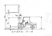 Челни вилични мотокари, дизелови Nissan WF 03 A 33 U