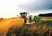 Челно монтиран косачен диск с кондиционер John Deere F310R 